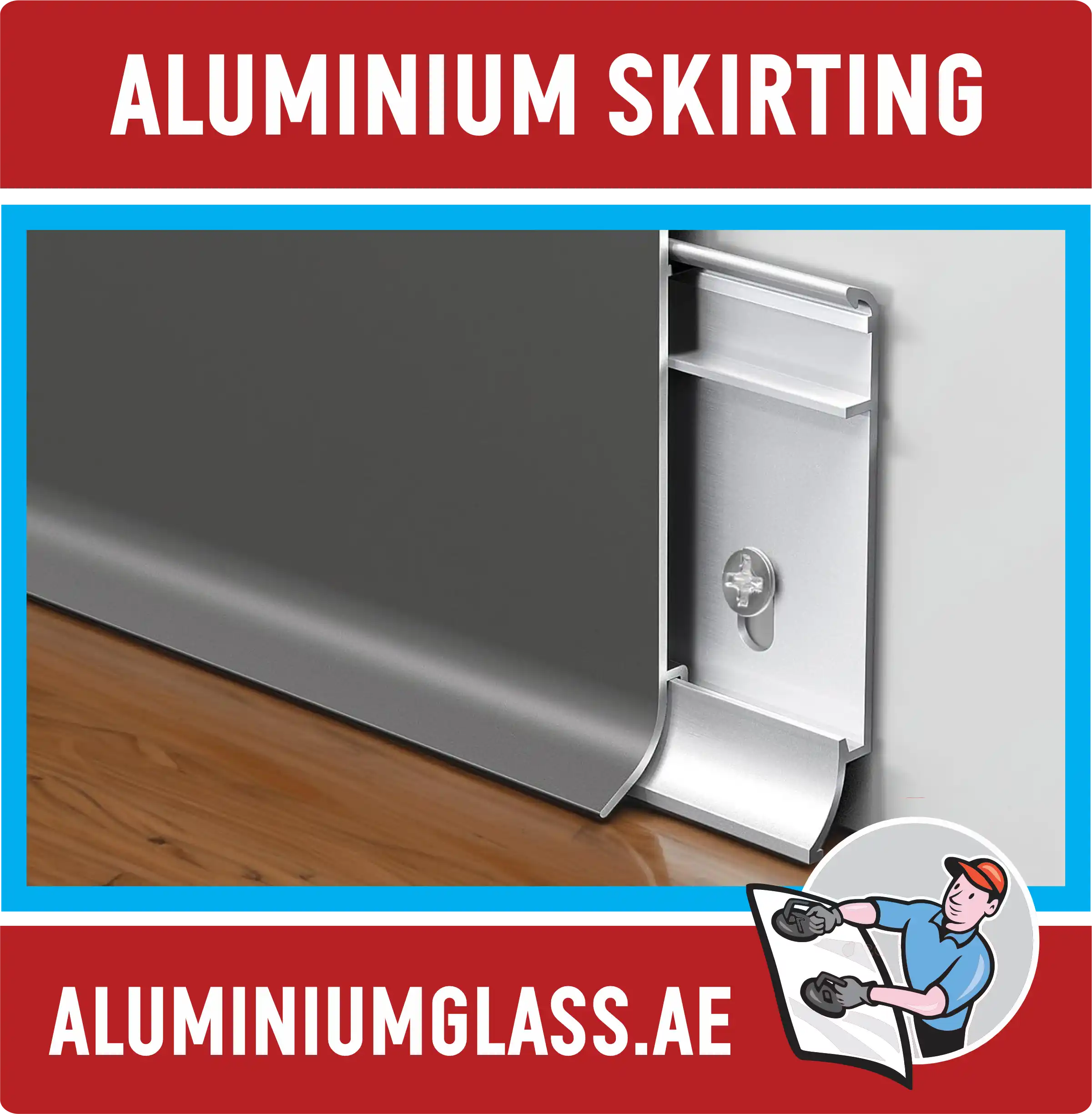 Aluminium Skirting Installation in Dubai UAE