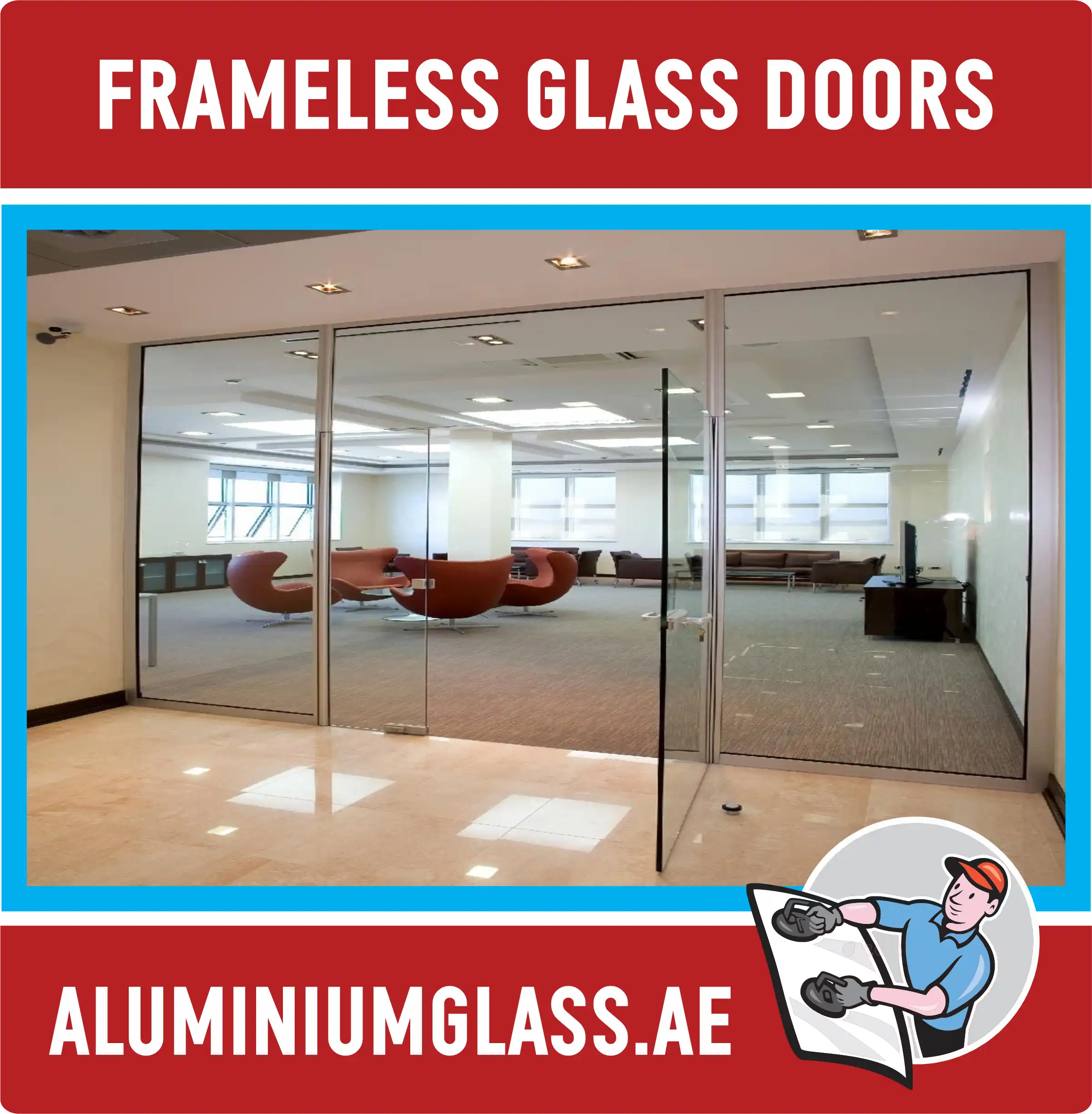 Frameless Glass Door Suppliers in Dubai UAE