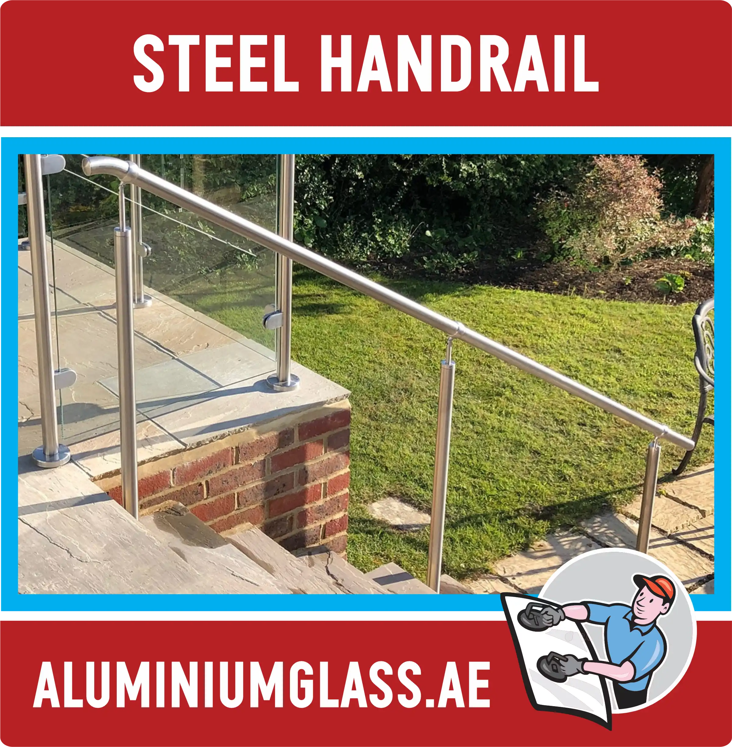 Stainless Steel Handrail Installation in Dubai UAE