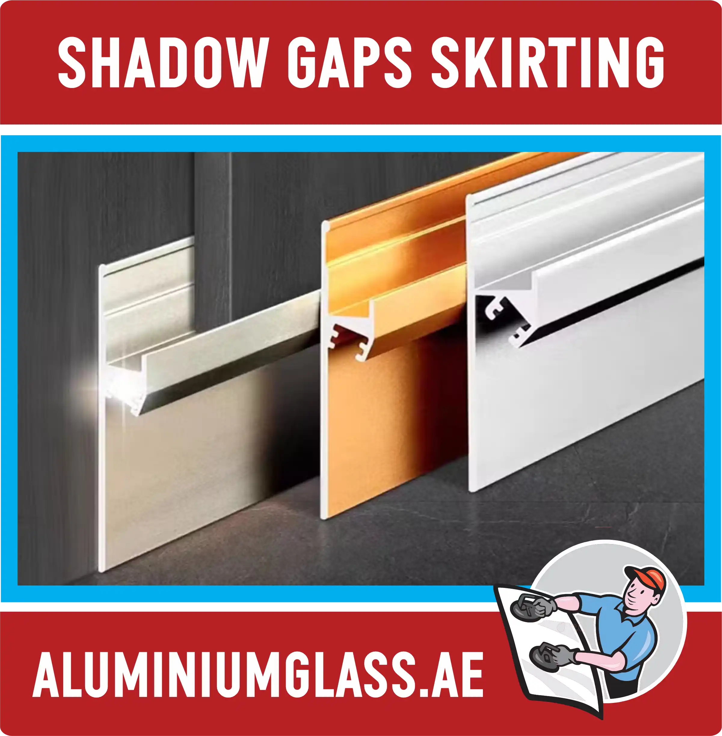 Shadow Gaps Skirting Installation in Dubai UAE
